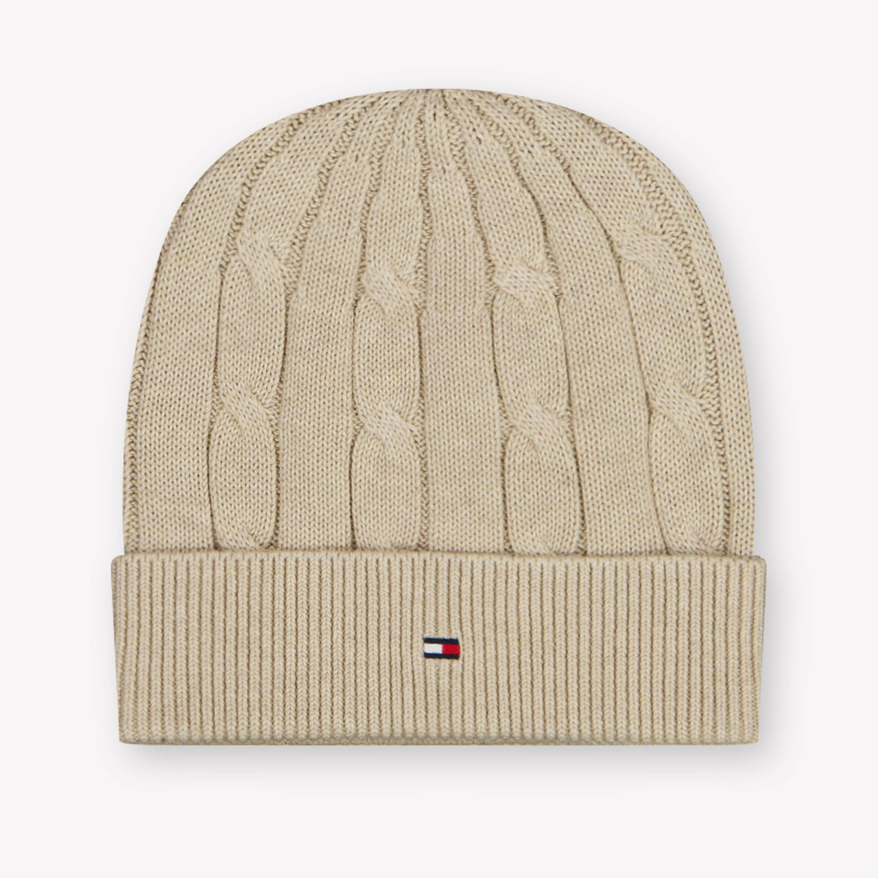 Tommy Hilfiger Unisex Kids Beanie in Beige