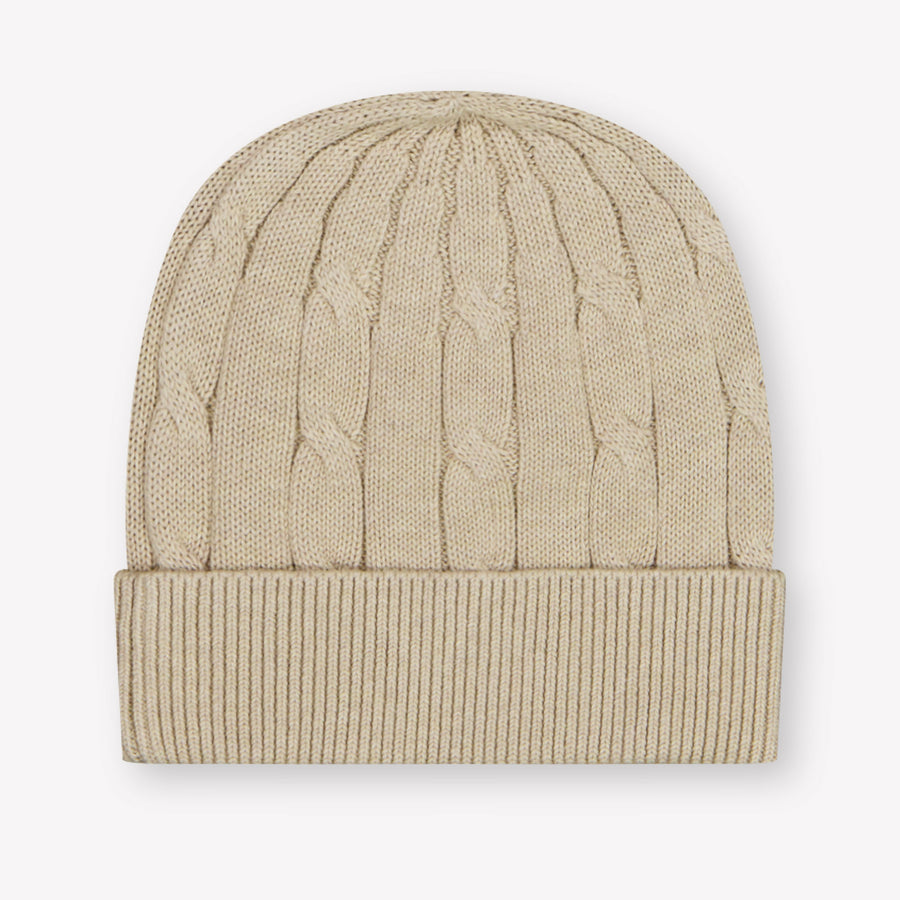 Tommy Hilfiger Unisex Kids Beanie in Beige