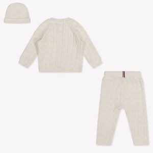 Tommy Hilfiger Baby Unisex Set In OffWhite