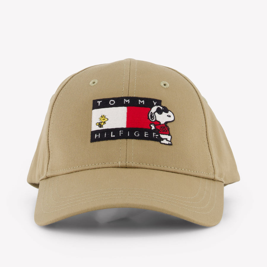 Tommy Hilfiger Unisex Kids Cap in Beige