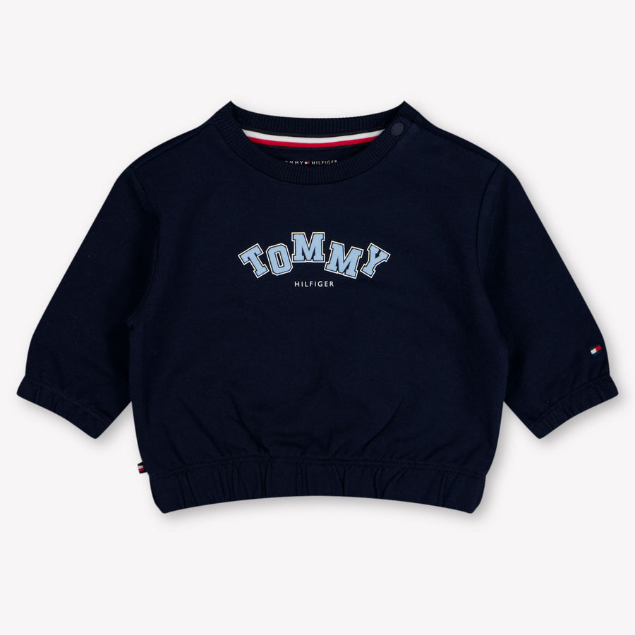 Tommy Hilfiger Baby Boys Sweater In Navy