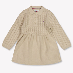 Tommy Hilfiger Baby Girls Dress In Beige