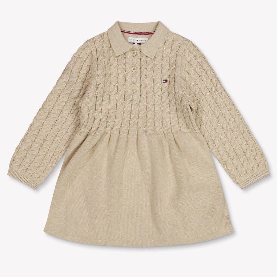 Tommy Hilfiger Baby Girls Dress In Beige