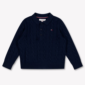 Tommy Hilfiger Baby Boys Sweater In Navy
