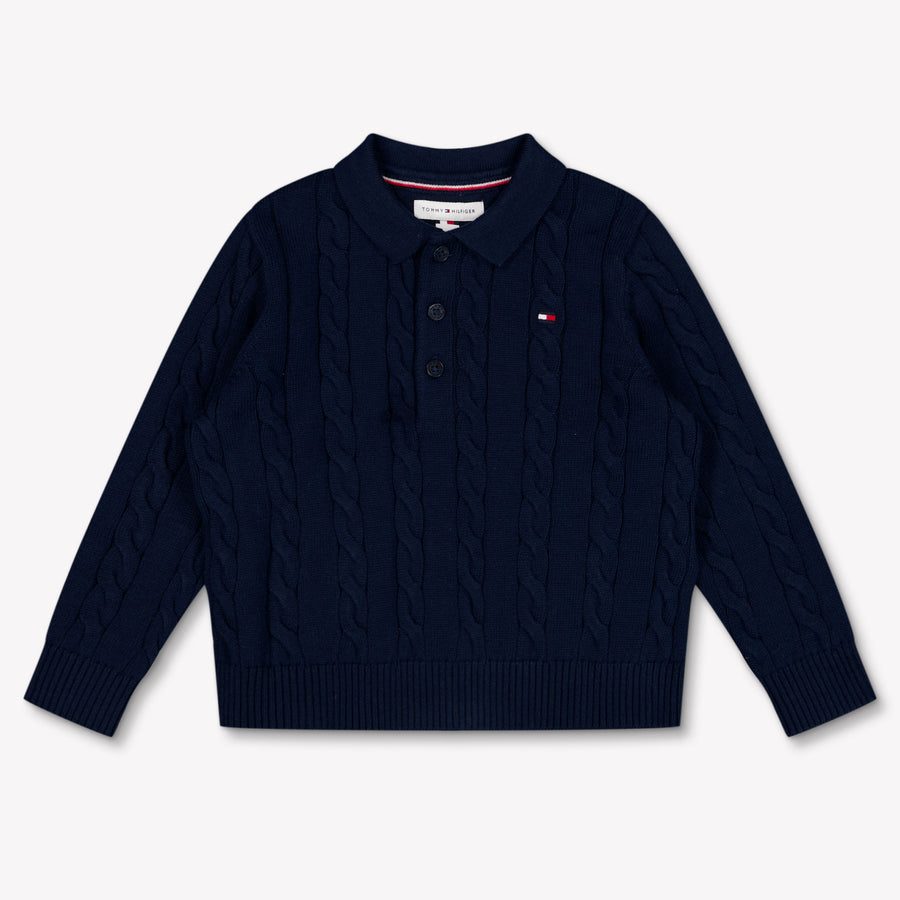 Tommy Hilfiger Baby Boys Sweater In Navy