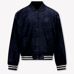 Tommy Hilfiger Kids Girls Cardigan In Navy