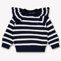 Tommy Hilfiger Baby Girls Sweater In Navy