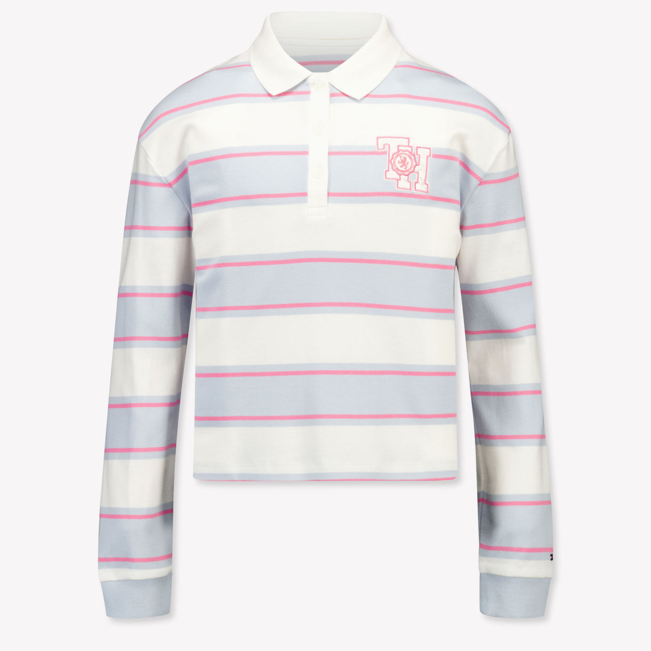 Tommy Hilfiger Kids Girls Polo In Light Blue