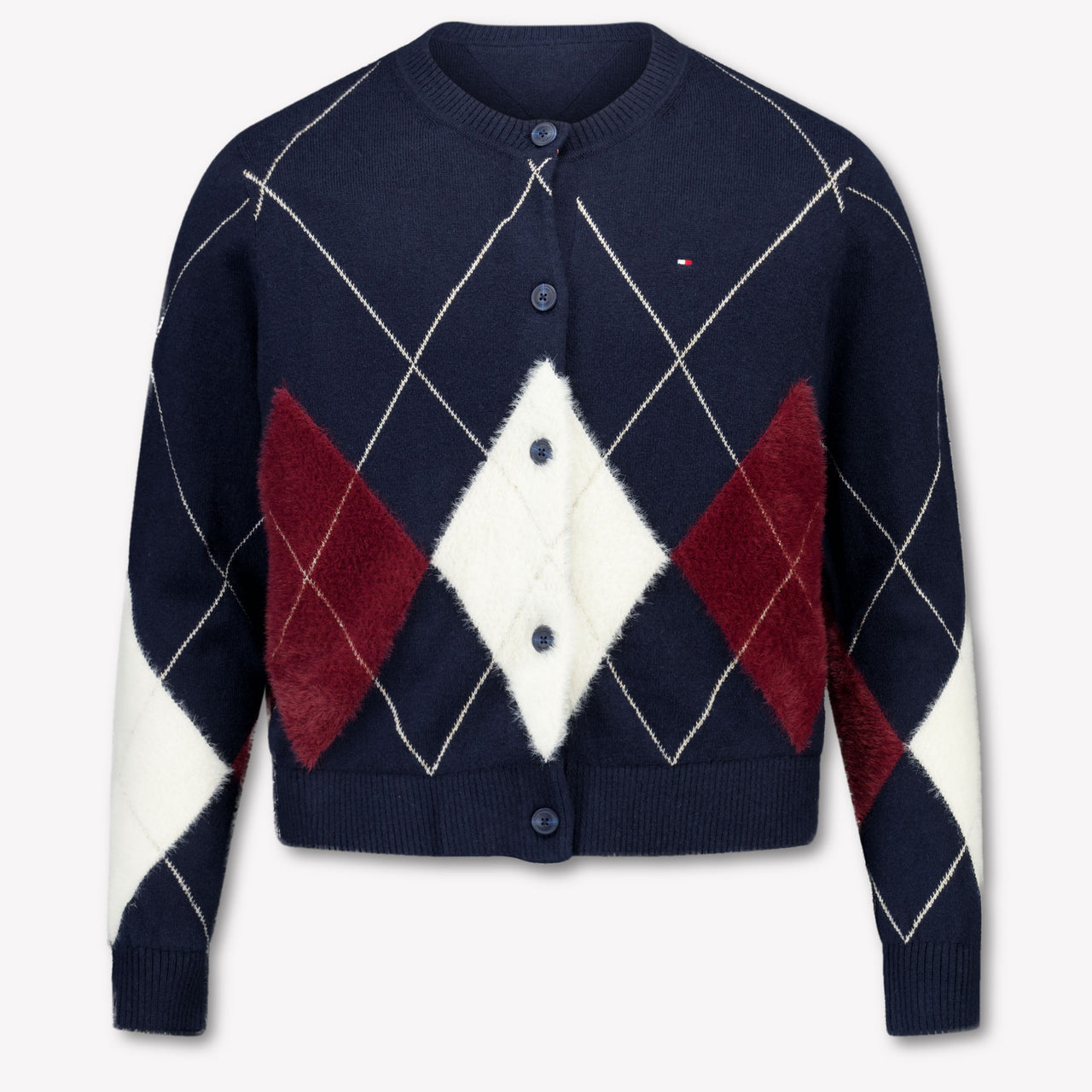 Tommy Hilfiger Kids Girls Cardigan In Navy