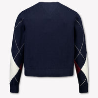 Tommy Hilfiger Kids Girls Cardigan In Navy