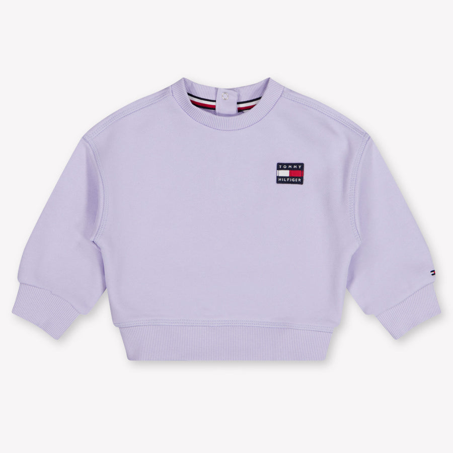 Tommy Hilfiger Baby Girls Sweater In Lilac