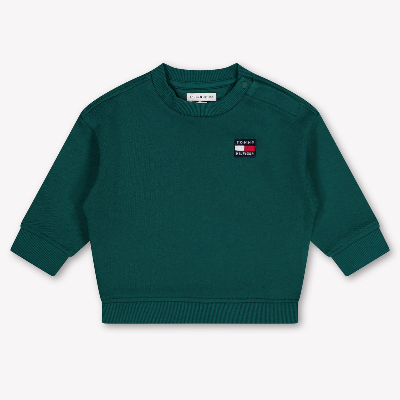Tommy Hilfiger Baby Unisex Sweater In Dark Green