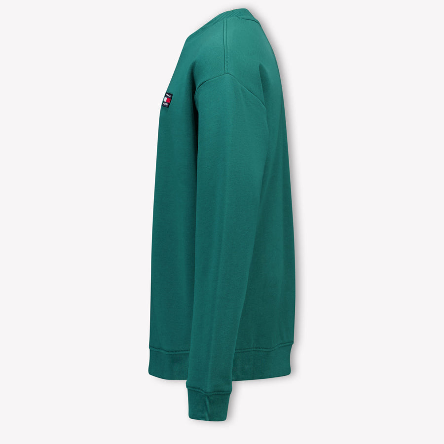 Tommy Hilfiger Unisex Kids Sweater in Green