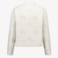 Tommy Hilfiger Kids Girls Sweater In OffWhite