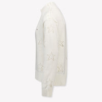 Tommy Hilfiger Kids Girls Sweater In OffWhite