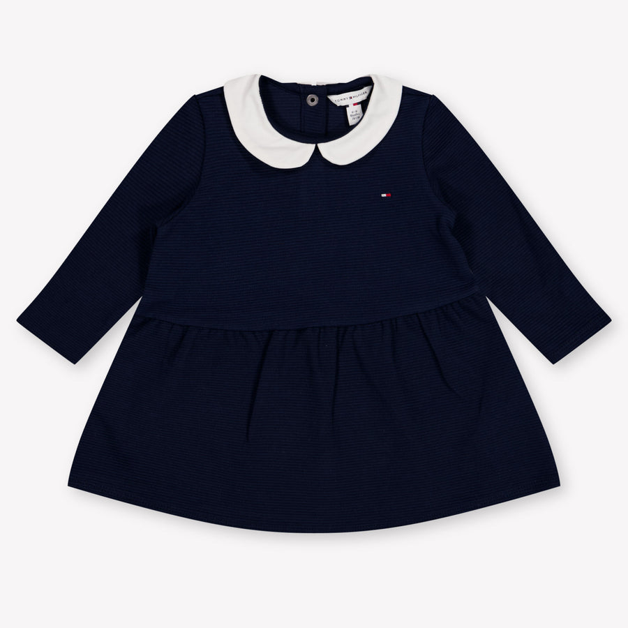 Tommy Hilfiger Baby Girls Dress In Navy