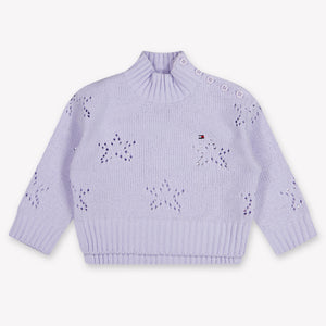 Tommy Hilfiger Baby Girls Sweater In Lilac