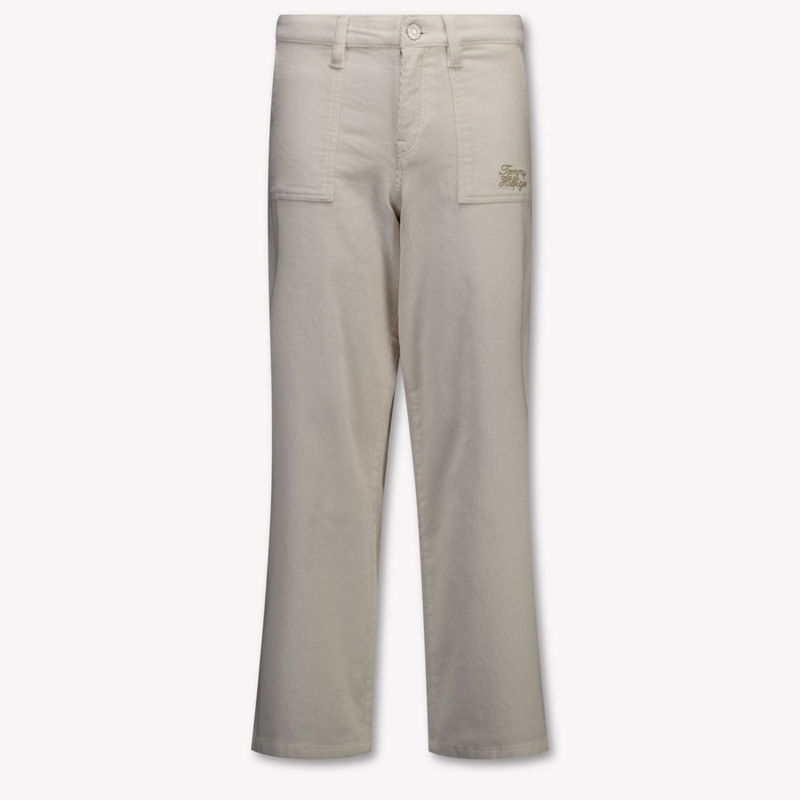 Tommy Hilfiger Kids Girls Jeans In OffWhite