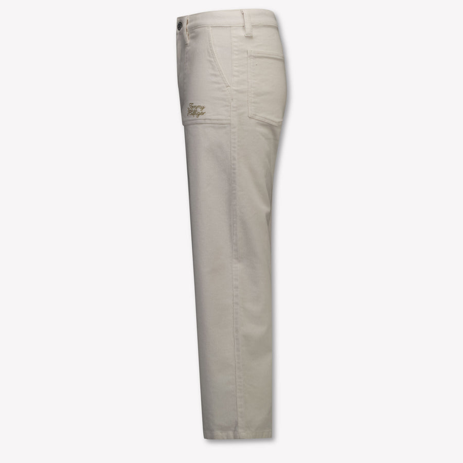 Tommy Hilfiger Kids Girls Jeans In OffWhite