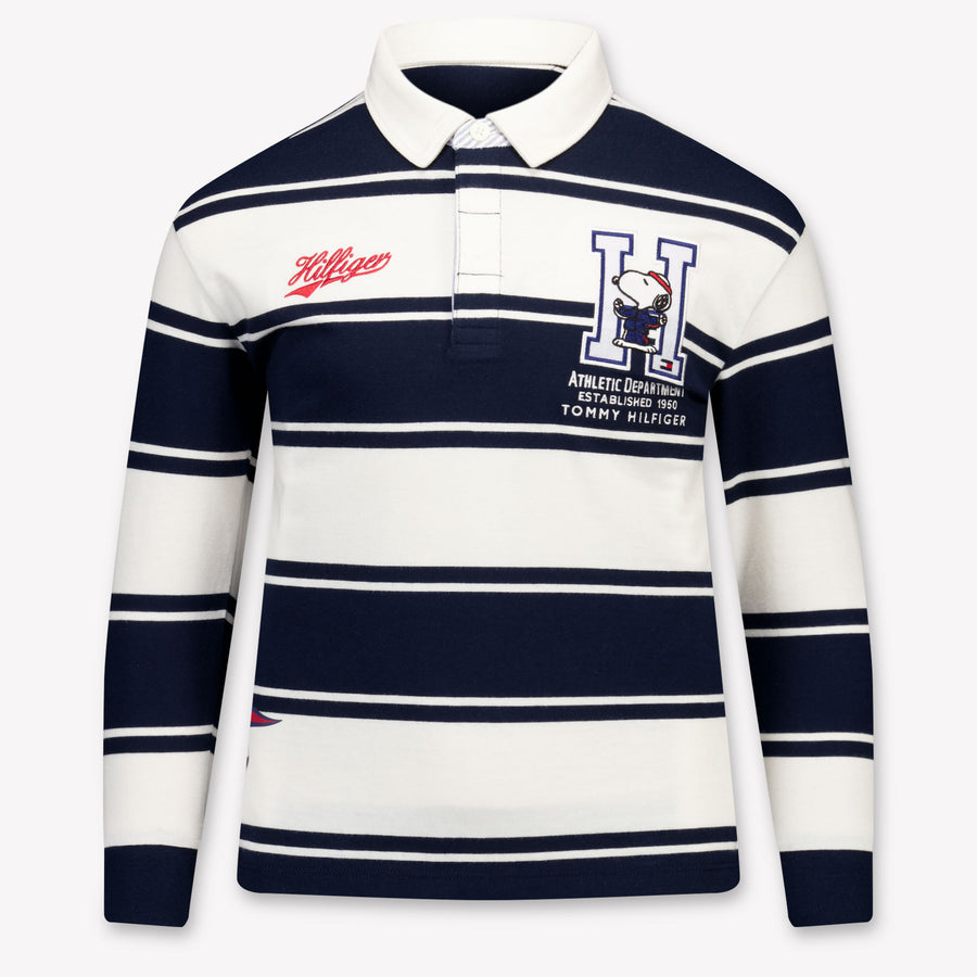 Tommy Hilfiger Kinder Unisex Polo In Navy