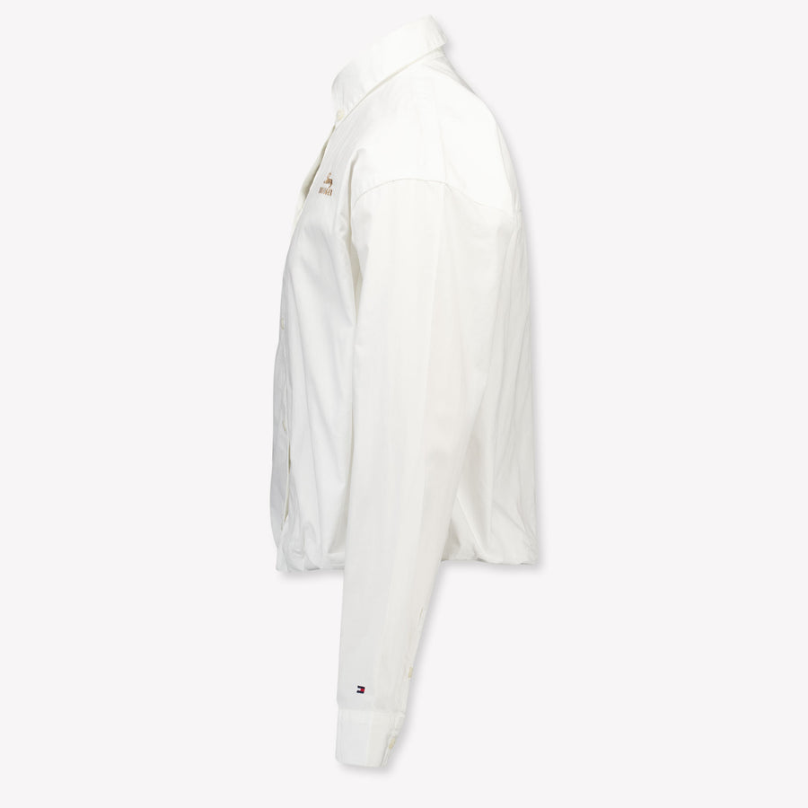 Tommy Hilfiger Kinder Meisjes Blouse In Wit