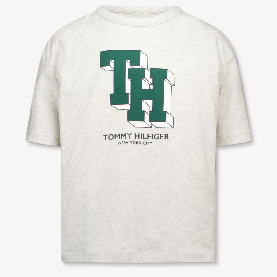 Tommy Hilfiger Kids Boys T-Shirt In Gray