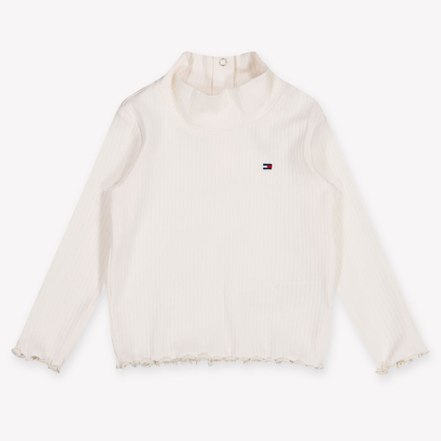 Tommy Hilfiger Baby Meisjes T-Shirt In Off White