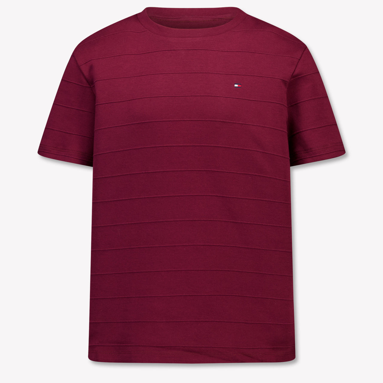 Tommy Hilfiger Kinder Jongens T-Shirt In Bordeaux