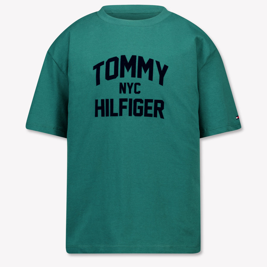 Tommy Hilfiger Kids Boys T-Shirt In Dark Green