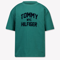 Tommy Hilfiger Kids Boys T-Shirt In Dark Green