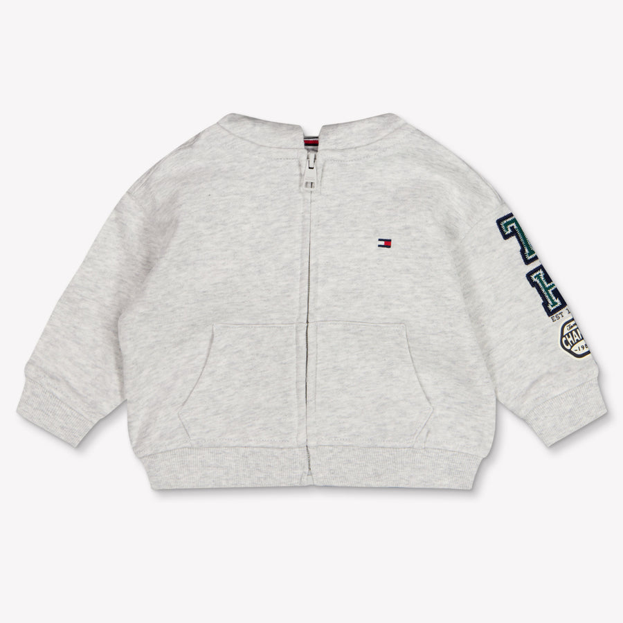 Tommy Hilfiger Baby Boys Cardigan In Gray
