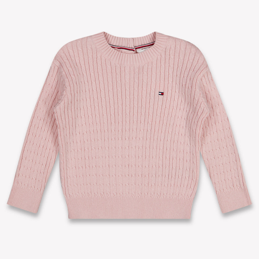 Tommy Hilfiger Baby Meisjes Trui In Licht Roze