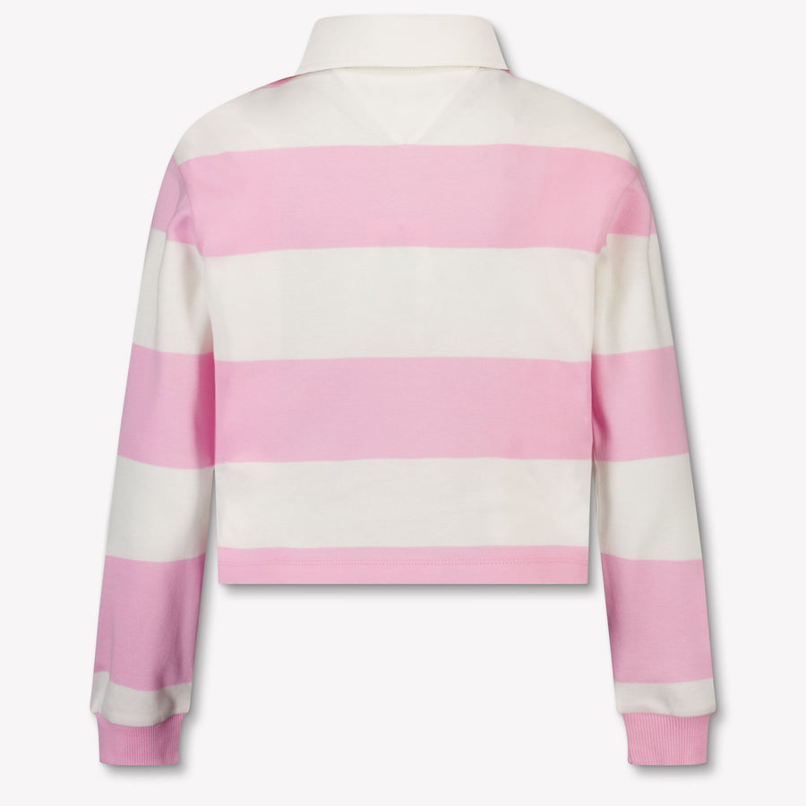 Tommy Hilfiger Kids Girls T-Shirt In Light Pink
