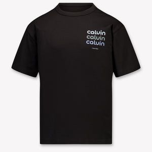 Calvin Klein Kids Boys T-Shirt In Black