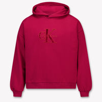 Calvin Klein Kinder Meisjes Trui In Bordeaux