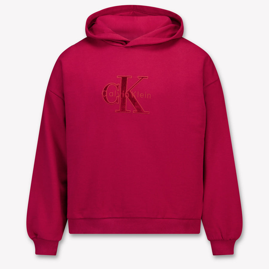 Calvin Klein Kinder Meisjes Trui In Bordeaux