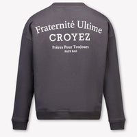 Croyez Kids Boys Sweater In Anthracite