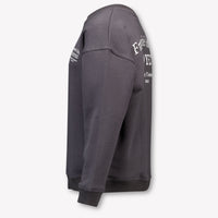 Croyez Kids Boys Sweater In Anthracite