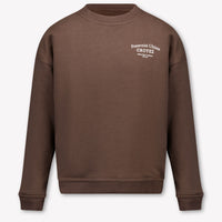 Croyez Kids Boys Sweater In Dark Brown