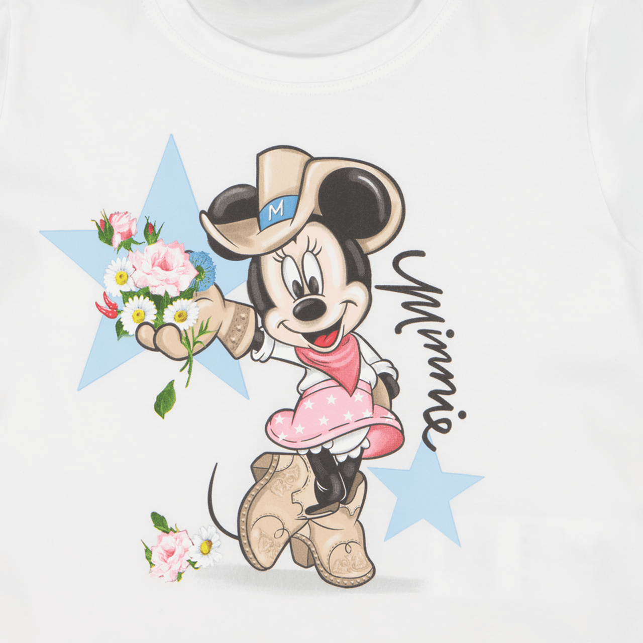 MonnaLisa Kinder Meisjes T-Shirt Wit