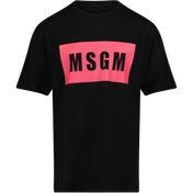 MSGM Çocuk T-Shirt Siyahı