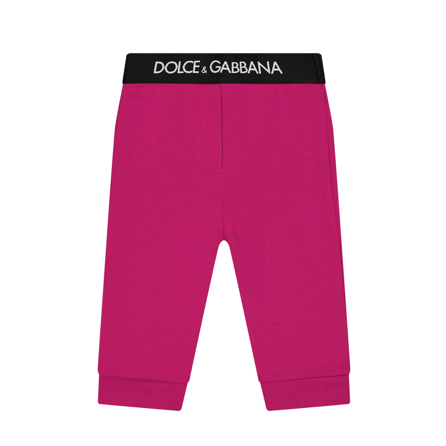 Dolce & Gabbana Baby Meisjes Broek Fuchsia