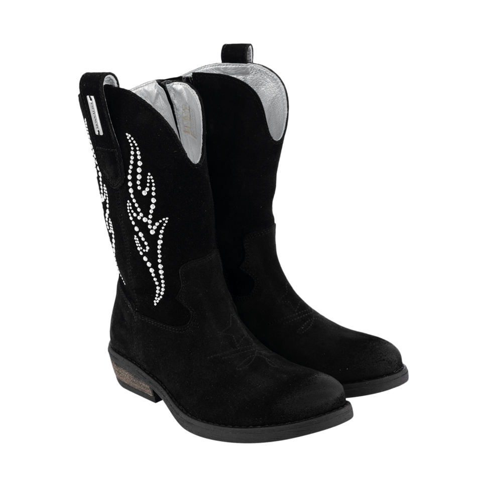 MonnaLisa Kids Girls Boots Black