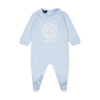 Versace Baby Unisex Bodysuit Light Blue