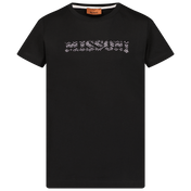 Missoni Children's Girls T-Shirt Siyah