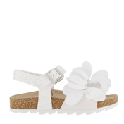 Monnisa Çocuk Kız Sandaletleri Beyaz