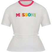 Missoni Children's Girls Tシャツ白