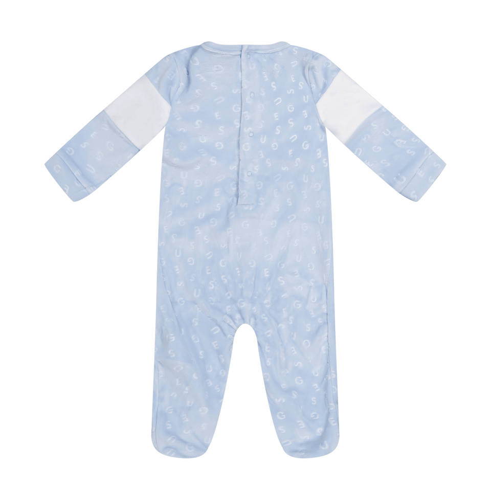 Guess Baby Boys Bodysuit Light Blue