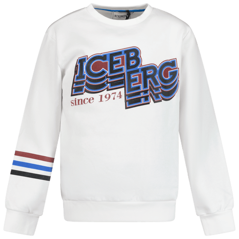 Iceberg Kids Boys Sweater White