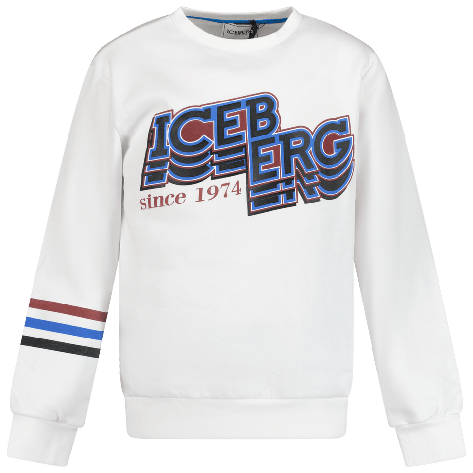 Iceberg Kids Boys Sweater White